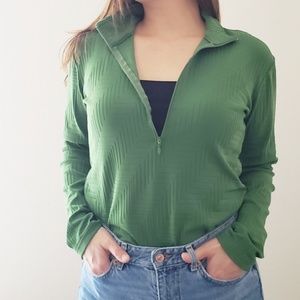 Vintage mock turtle neck sweater
